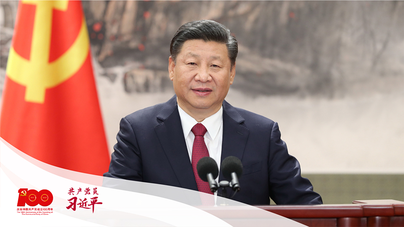 2017年10月25日，習(xí)近平等十九屆中共中央政治局常委同中外記者見面。這是習(xí)近平發(fā)表重要講話。